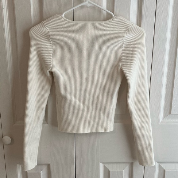 Off white square neck top - Picture 3 of 6